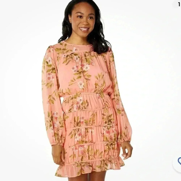 Lost + Wander Sunset Fleurs Mini Dress size small NWTs - Picture 1 of 9